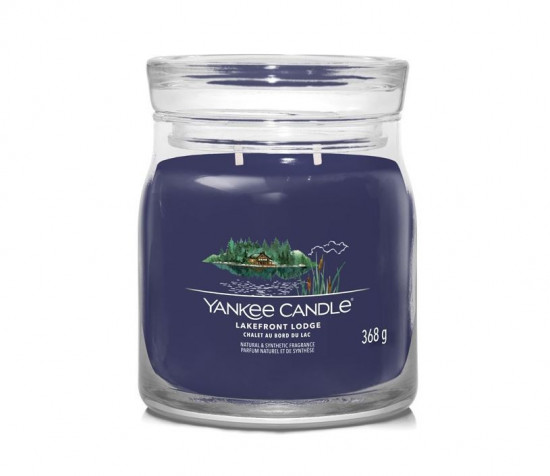 Aromatická svíčka, Yankee Candle Signature Lakefront Lodge, hoření až 50 hod