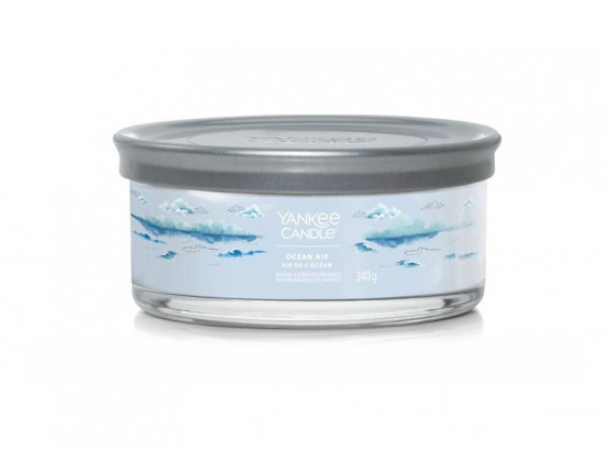 Aromatická svíčka, Yankee Candle Signature Tumbler Ocean Air, hoření až 28 hod