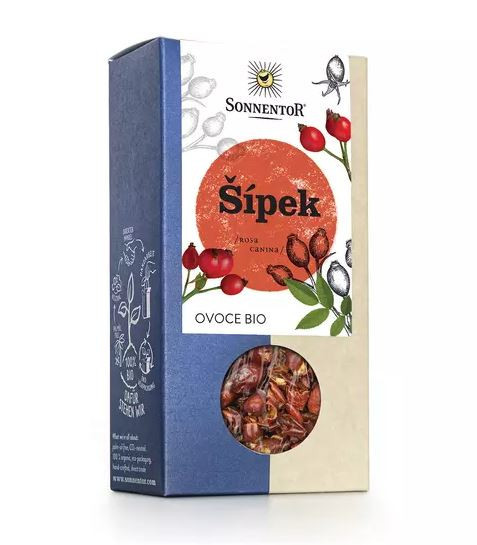 BIO ovocný čaj, Sonnentor Šípek oplodí, Rosa canina, sypaný, 100 g