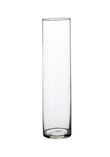 Skleněná váza Mica CARLY, rozměr 9 x 40 cm, čirá | ZAZUMi.cz