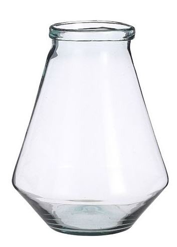 Skleněná váza Mica JIVE, průměr 23.5 cm, čirá | ZAZUMi.cz