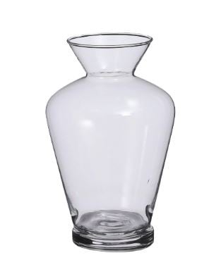 Skleněná váza Mica RAJA, rozměr 17 x 25 cm, čirá | ZAZUMi.cz