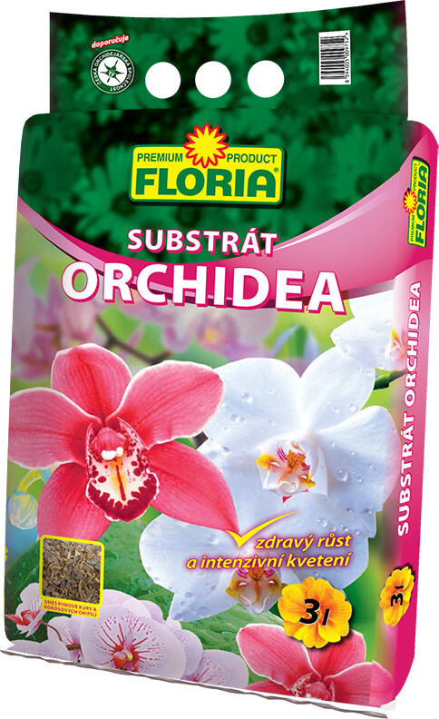 Substrát pro orchideje, Floria ORCHIDEA, balení 3 l skladem | ZAZUMi.cz