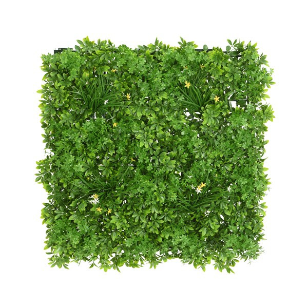 Umělý panel z rostlin, zelený, rozměr 1 x 1 m | ZAZUMi.cz